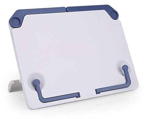 Notenständer, Tragbarer Schreibtisch-Notenständer, verstellbarer Tischständer für Notenblätter, Kunststoff-Tischständer für Musikpapier, Buch, Block