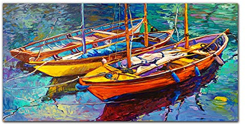 Coloray Küchenrückwand Küche 140x70cm Glasscheibe Panel gehärtetes Glas Dekorplatte Glaskunstwandbild - See Meerwasser