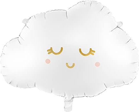 Folienballon Wolke in Weiß 51x35,5cm