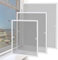 ACXIN Aluminiumgitter, Mückensichere Fenster, Mückengitter, Fliegengitter mit Rahmen ohne Bohren und Schrauben, Weiß, 100x120cm