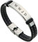 Stilvolles WWJD Armband,What Would Jesus Do Silikon Armreif,Inspirierendes Christus Jesus Weisheits Anleitungs Armbänder,Personalisierter Gravierter religiöser Schmuck für Christliche Frauen Männer