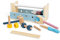 Bigjigs Toys FSC Certified Activity Workbench - Eco-Friendly Toddler Workbench & Kids Tool Bench with Wooden Tools for 12+ Months, Quality Role Play Construction Toys