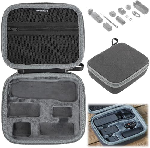 Honbobo Osmo Pocket 3 Tasche Case kompatibel mit DJI Osmo Pocket 3 Tragetasche Schutz Tasche Zubehör kompatibel mit DJI Pocket 3 Standard/Creator Combo (Creator Combo Case)