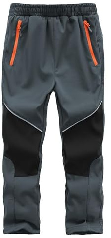 Zzkouine Kinder Softshellhose Schneehose Skihose Warme Hosen Jungen Mädchen Winterhose Outdoorhose Wanderhose