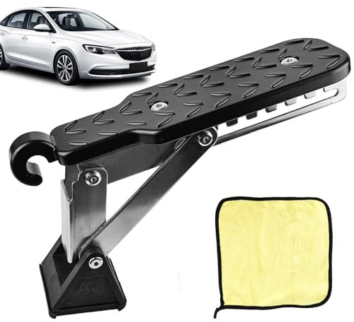 Auto Pedal Türstufe, Auto Türstufe Klappbare, Autotürstufe, Autotür Pedal,Autotür Klappbarer Auto Türpedal, Autotür Trittstufe Mit U Hake, Einfacher Zugang Zum Dach Tritthilfe Für Autos, Suvs, Lkws