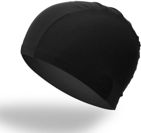 QEQSHQO Bonnet de natation unisexe élastique pour bain piscine femme et homme Bonnet de bain pour cheveux longs et courts Bonnet de piscine doux et confortable