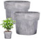 Pots de Fleurs d'intérieur, Pot de Effet marbre - Pot de Fleur réutilisable 2 pièces avec Texture de marbre Moderne | Ornements de Jardin, Pots décoratifs d'intérieur et d'extérieur pour succulentes,