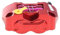 Pinze Freno Posteriore Pinza Freno a Disco Moto Anteriore 4 Pistoni Montaggio Radiale 82mm RPM per Moto(Red)