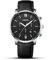 LN LENQIN Herrenuhren Analog Quarzuhren mit Lederarmband 30M Wasserdicht Armbanduhren für Männer mit Auto Datum Elegantes Geschenk für Männer -schwarz