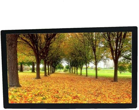 HZEPDVT Wall-mounted High-definition Digital Electronic Photo Frame, 22-inch IPS Screen, Supports USB/SD, With Remote Control And Motion Sensor(Black)