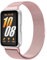 Amzpas Armband für Samsung Galaxy Fit 3 Armband Damen Herren,Edelstahl Metall Mesh Ersatzarmband Magnetschloss Uhrenarmband für Samsung Galaxy Fit 3 (Rosa)