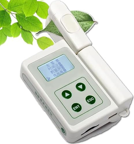 XNZJHPP Chlorophyll-Messgerät, tragbarer Chlorophyll-Analysator, Chlorophyll-Tester, 0,0–99,9 Spatel, Messbereich 2 mm x 2,99 mm, zum Testen von Pflanzen-Chlorophyll