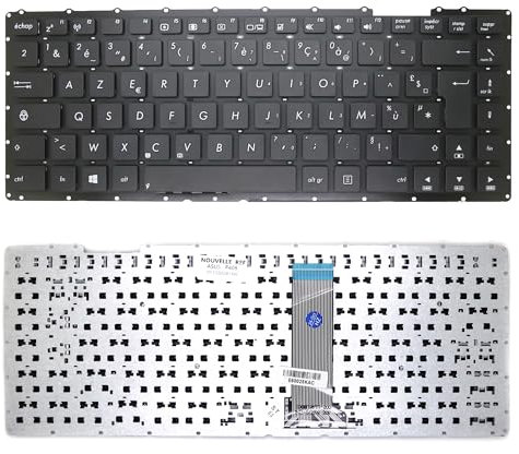 Clavier FRANÇAIS AZERTY Compatible ASUS X451 / X451E / X453 / X453S / X455 / A455 / X451C / X453M / X451M / X453MA / X451MA / X455L / D451 / D451V / D451E / D451VE Series