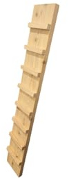 Ruhti Hühnerleiter, Kaninchen Leiter, Kleintier Holzrampe, Treppe, 50 bis 195 cm (80 cm)