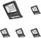 LEDVANCE LED Fluter, Leuchte für Außenanwendungen, Kaltweiß, Endura Flood, Dunkelgrau (Packung mit 5)