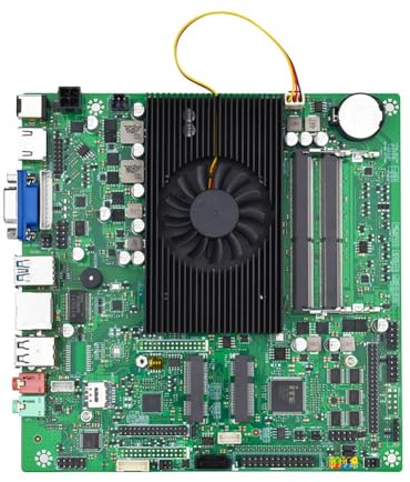 Suoumwa Mini ITX Laptop Motherboard ITX-4568A03(I5-6200U) 2x DDR4 Industrial Supports Triple-Screen Display VGA LVDS Interface