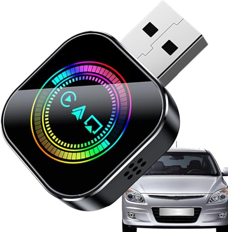 Generisch Handy-Spiegelung Adapter Für Auto - Automatischer Verbindungskonverter,Drahtloses Gerät Für Video Wiedergabe Auf Auto Display - Für Tägliches Pendeln Stadtfahrten Autobahn Navigation Musik