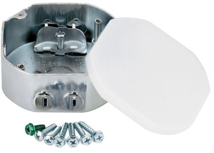 Westinghouse 0105000 Saf-T-Box, 1-1/2 Inch Deep,Silver,15.5 cu-in x 3.62 in L x 3.62 in W