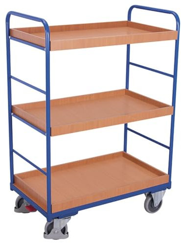 Etagenwagen hoch Traglast (kg): 250 Ladefläche: 815 x 455 mm RAL 5010 Enzianblau