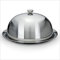 Cloche alimentaire avec assiette in inox 26 cm