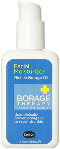 ShiKai Borage Therapy - Daily Facial Moisturizer, Plant-Based Moisturizer For Sensitive & Problematic Skin, Borage Oil Repairs & Rebuilds Skin (Fragrance-Free, 3 Ounces)