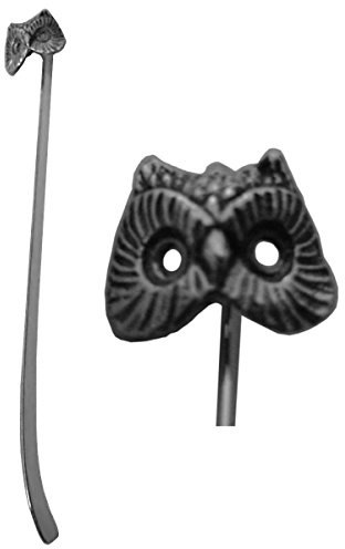 925 Silber Lesezeichen Eule Maske L 14 cm. In Top Verarbeitung