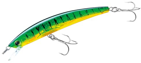 Yo-Zuri Crystal 3D Minnow Floating Lure, Hot Tiger, 5-1/4-Inch