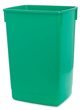 ADDIS 510817 Fliptop Bin Base, 54 L, Green