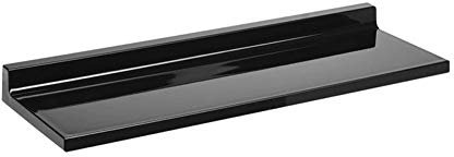 Kartell Shelfish Ablageregal, PMMA, schwarz, 45,2 cm x 15,5 cm x 4 cm