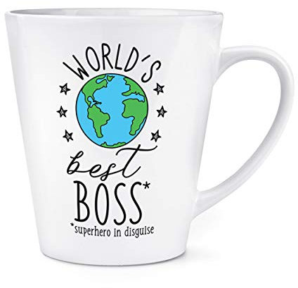 World's Best Boss 12oz latte tazza