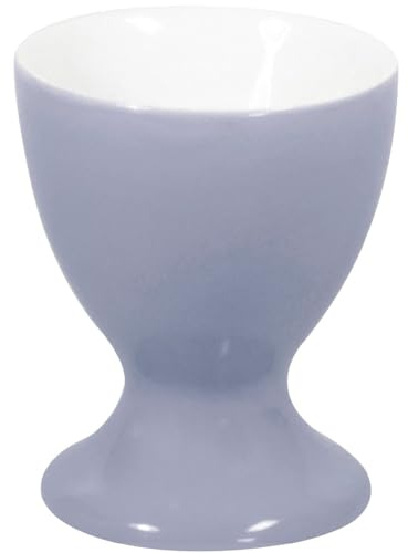 KAHLA 207401A72499X Pronto Colore Eierbecher mit Fuß Stormy Blue|blau-Grauer Eierhalter aus Porzellan