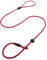 Dog & Field Pro Trialler Slip Lead, Red. 1.2m Rope Slip Lead For Dogs With Push Button Stopper, Easy To Slip On, No Collar Or Harness Needed. Thin Slip Lead For Dogs (Red)