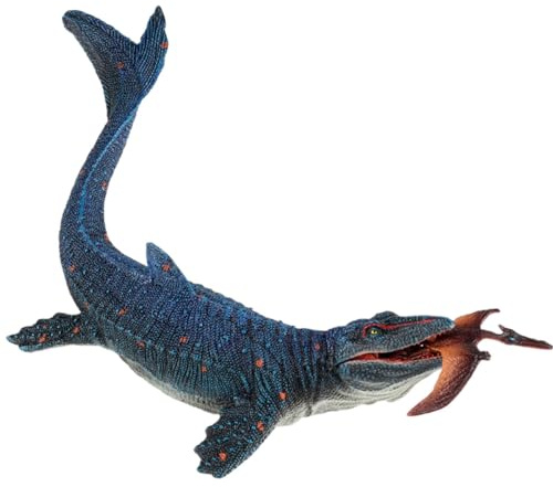 JOKFEICE Mosasaurus Jurassic Dinosaurie-leksaker, Realistiska solida dinosaurie-figurer, vetenskapliga projekt, tårtdekoration, tidiga pedagogiska leksaker födelsedag för pojkar flickor