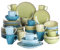 vancasso Navia Prato Dinner Set, Stoneware Vintage Look Multicolour Dinnerware Tableware, 48 Pieces Dinner Service Set for 12, Include Dinner Plate, Dessert Plate, Cereal Bowl and Mug.