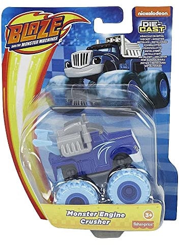 Blaze and The Monster Machines - GWX78 - Metallfahrzeug - Monster Engine Crusher - Druckguss - Neu