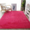 Lifup Tapis Rectangle à Poils Longs Doux et Moelleux, Tapis Décoratif Antidérapant pour Salon Chambre Fuchsia 140 x 200 cm