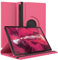 EAZY CASE - Custodia per Samsung Galaxy Tab S7 / S8 tablet Cover protettiva Smart Cover Supporto rotante Astuccio pieghevole 360° girevole con funzione stand Similpelle Rosa