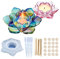 Chedin stampi colata in Resina Silicone per Fiori di Loto e portacandele, Scatola portaoggetti a Forma di Fiore Fai-da-Te
