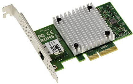 KALEA-INFORMATIQUE Carte contrôleur PCIe 3.0 4X 10G 5G 2.5G 1G Gigabit LAN ethernet RJ45 avec Chipset AQUANTIA AQTION AQC107 - Support 5 Vitesses réseau - Gamme Industrielle