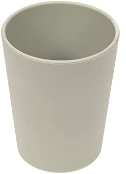 LÄSSIG Kinder Becher Trinkbecher Tasse Kindergeschirr ohne Melamin, BPA-frei, aus Biokomposit/Mug Geo, warm grey, 1310078265