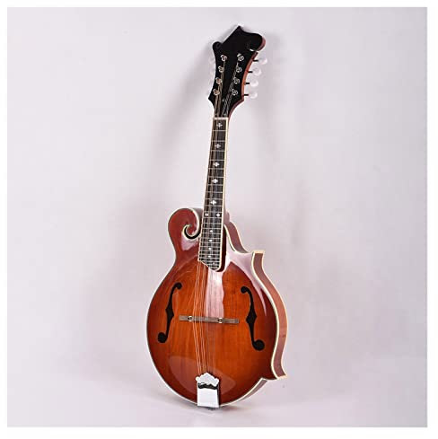 Mandolina Estilo F Hecha A Mano Tapa De Abeto Macizo Mandolina De Clavijero De Arce Estudiante mandolina Instrumento