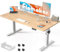 Flamaker Höhenverstellbarer Schreibtisch 180 x 80 cm, Schreibtisch Höhenverstellbar Elektrisch mit Memory Funktion, Computertisch mit Kabelmanagement, Standing Desk, Stehpult, Bürotisch, Beige