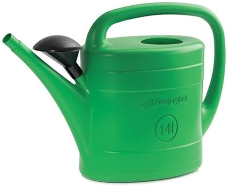 B2C Lightweight Plastic Watering Can Garden Plants Indoor Outdoor Rose Head Sprinkler 3 5 8 10 14 Litre (14 Litres)