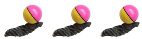 Ailan 3 Satz von Interessantes Haustierspielzeug Hund Innovativer Ball zum Rollen Spaß Geschenk Kunststoff Biber Wiesel Spielzeug Biber Ball Spielzeug Einzigartiges Haustierspielzeug, 3Satz