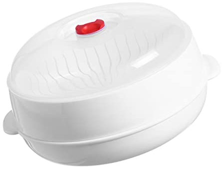 GRIRIW Contenitore per Alimenti al Vapore Microonde Vaporiera Gadget da Cucina Moderni Facili da Usare Cucina