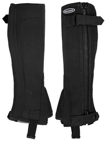 Euroriding Mini Chaps Supreme Erwachsene schwarz S