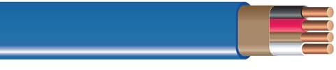 Southwire Romex™ SIMpull Electrical Wire, 14 Gauge, 3 Conductor, 25 Ft, NM-B Cable, Blue, 63946921