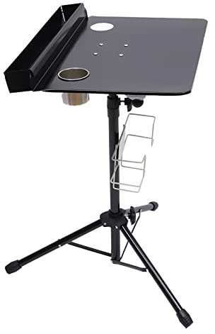 Tagtuell Tattoo Workstation, Tragbare Tattoo-Studio-Ausrüstung mit Verstellbarem Stativfuß, Abnehmbarer Tattoo-Tisch für Tattoo Beauty Massage Pediküre Maniküre Salon Instrument