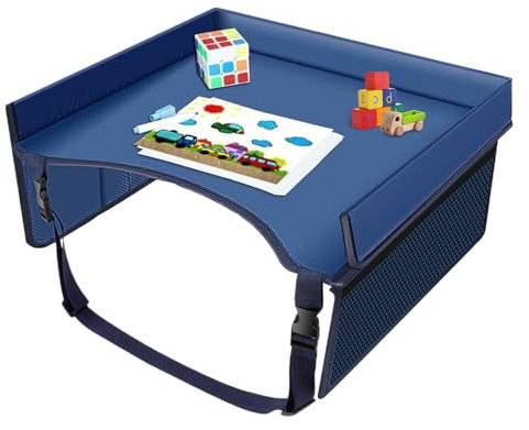 CCUZS Auto-Tablett für Kinder - Reiseschreibtisch, faltbare Knietabletts, Roadtrip-Must-Haves