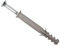 MasonMate MAMFF860 Nylon Frame Fixing 8 60mm Box of 100 Hammer, Grey